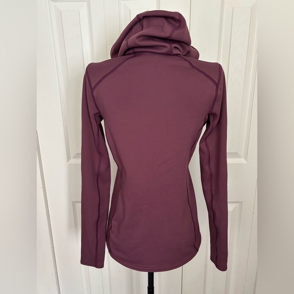 Women's L.L.Bean Base Layer Hoodie Plum Color - Size XS - Picture 2 of 6